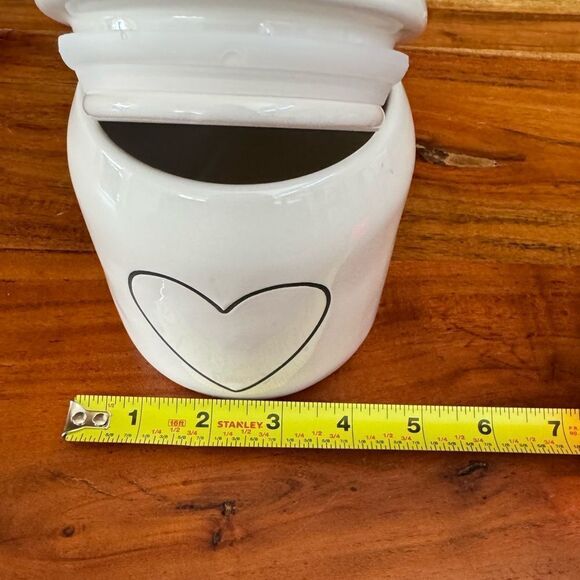 Rae Dunn small canister with hearts NEW - Picture 7 of 8